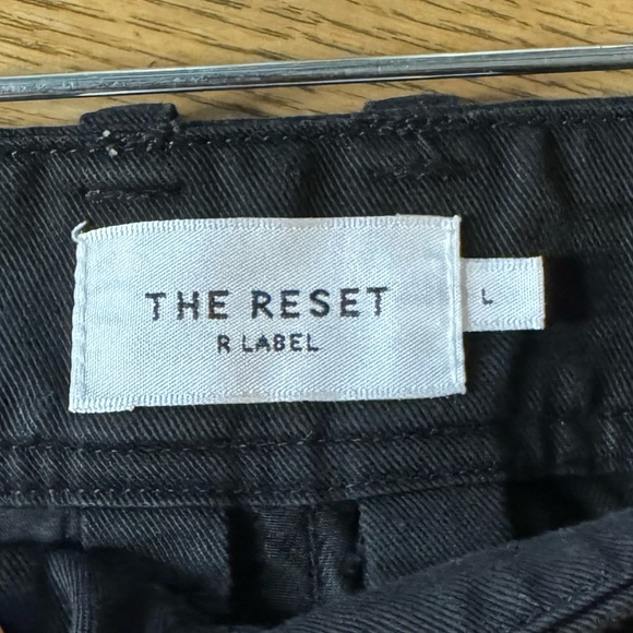 The Reset R Label Slouchy Trouser Black Size Large - Picture 7 of 9